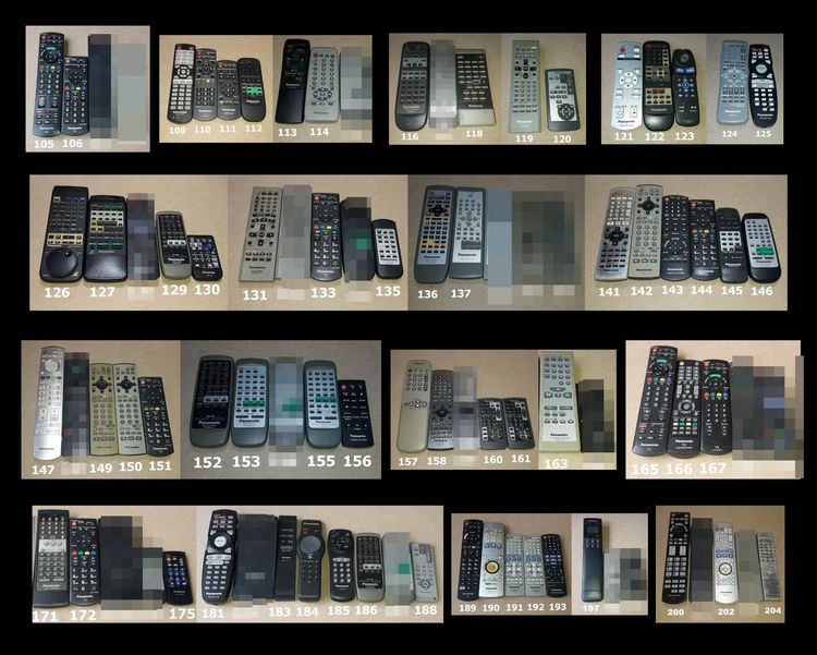 PANASONIC REMOTE (2-302) รีโมท พานาโซนิค เครื่องเสียง DVD VCD CD TAPE VDO LASER DISC BLU RAY TV รูปที่ 2