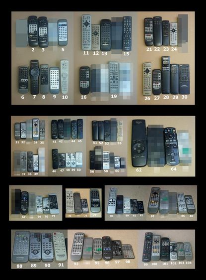 PANASONIC REMOTE (2-302) รีโมท พานาโซนิค เครื่องเสียง DVD VCD CD TAPE VDO LASER DISC BLU RAY TV