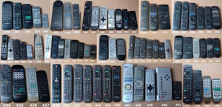 PANASONIC REMOTE (303-505) รีโมท พานาโซนิค เครื่องเสียง DVD VCD CD TAPE VDO LASER DISC BLU RAY TV รูปที่ 2