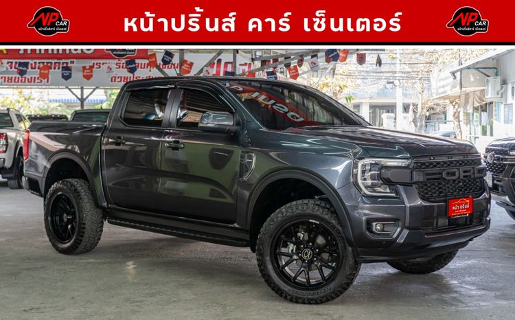 Ford Ranger 2023 2.0 Turbo Hi-Rider XLS Pickup ดีเซล ไม่ติดแก๊ส เกียร์อัตโนมัติ เทา รูปที่ 3