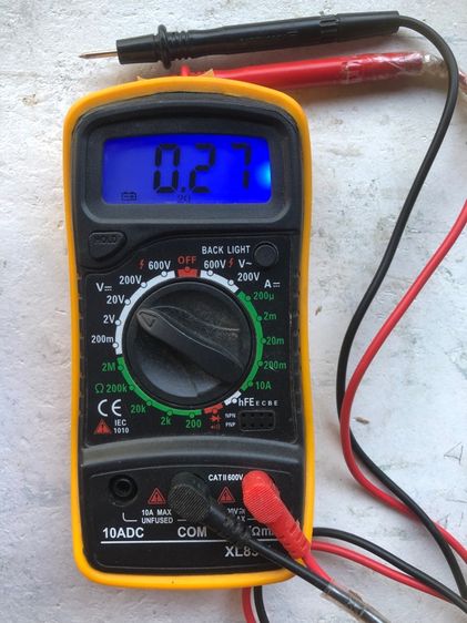 มิเตอร์วัดแบบดิจิตอล มือสอง มีตำหนิ รูปที่ 2