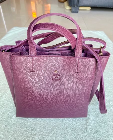 หญิง ม่วง กระเป๋าสะพายคลอสบอดี้ มือ2 จากญี่ปุ่น สภาพใหม่