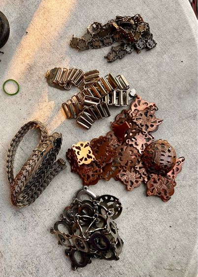 เข็มขัดเก่า ขายเหมา 5 เส้น 