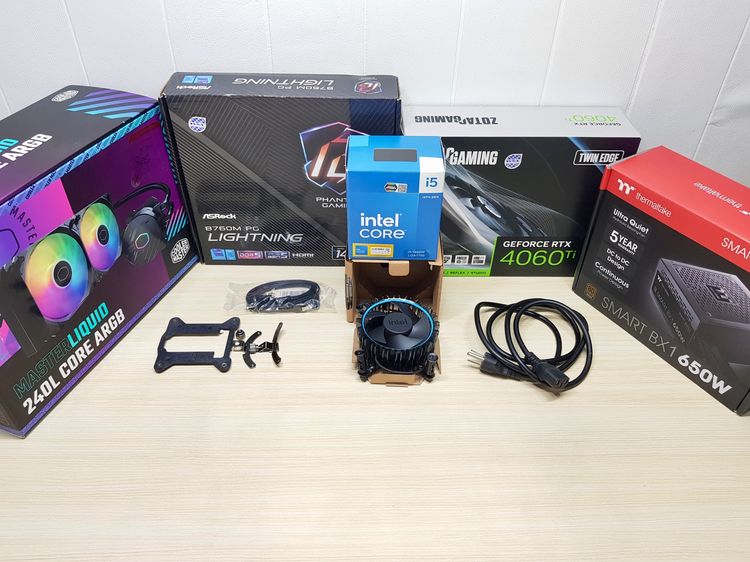 คอมประกอบ CPU i5-14400F SSD 1Tb Ram 32Gb การ์ดจอ Zotac Gaming 4060TI แรงๆ ราคาน่าโดน รูปที่ 2