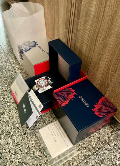 SEIKO PROSPEX TURTLE SIAMESE FIGHTING FISH THAILAND LIMITED EDITION Ref. SRPL17K1 No.916 สินค้ามือหนึ่ง สภาพ100 รูปที่ 2