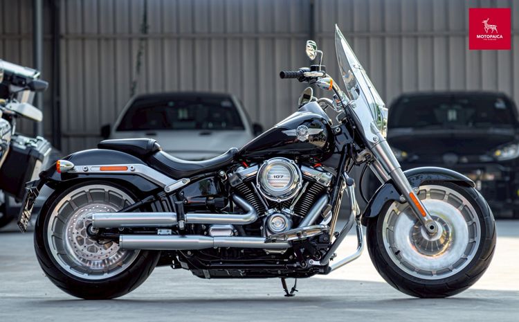 Harley Davidson Fatboy107 ปี2018 วิ่งน้อย3,000Mi. ท่อVance and Hines รูปที่ 2