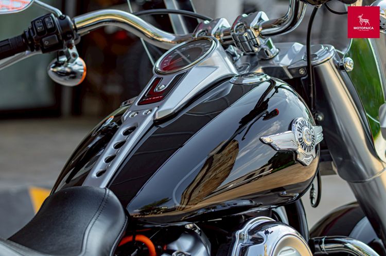 Harley Davidson Fatboy107 ปี2018 วิ่งน้อย3,000Mi. ท่อVance and Hines รูปที่ 16