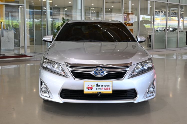 Toyota Camry 2013 2.5 Hybrid Sedan ไฮบริด ไม่ติดแก๊ส เกียร์อัตโนมัติ บรอนซ์เงิน รูปที่ 3