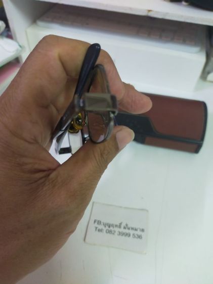 แว่นตา LACOST MADE IN FRANCE ขนาด 54 20 145 สภาพดี เลนส์ มีค่าสายตา เอาไปตัดใส่เลนส์ใหม่ได้เลยครับ รูปที่ 8