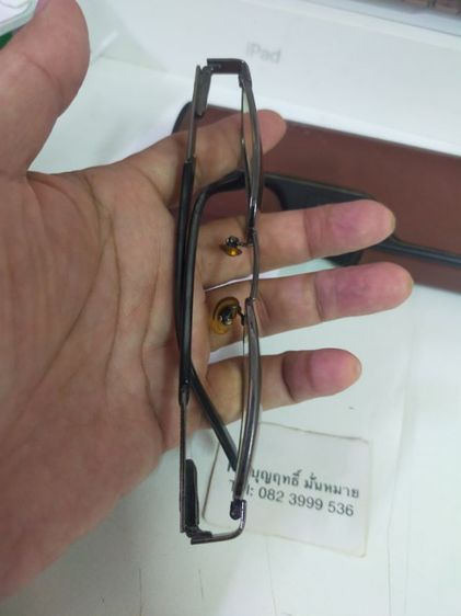 แว่นตา LACOST MADE IN FRANCE ขนาด 54 20 145 สภาพดี เลนส์ มีค่าสายตา เอาไปตัดใส่เลนส์ใหม่ได้เลยครับ รูปที่ 7