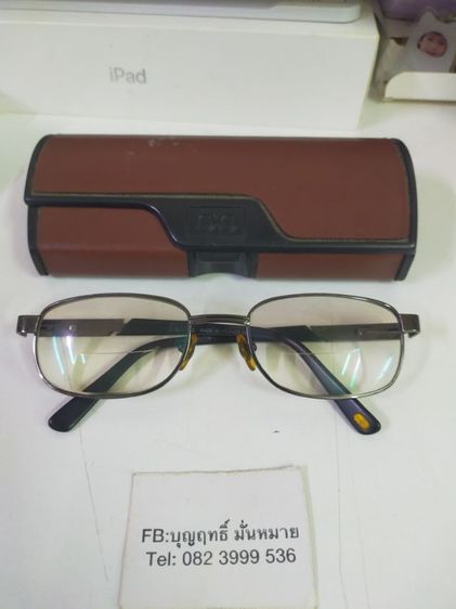 แว่นตา LACOST MADE IN FRANCE ขนาด 54 20 145 สภาพดี เลนส์ มีค่าสายตา เอาไปตัดใส่เลนส์ใหม่ได้เลยครับ รูปที่ 3