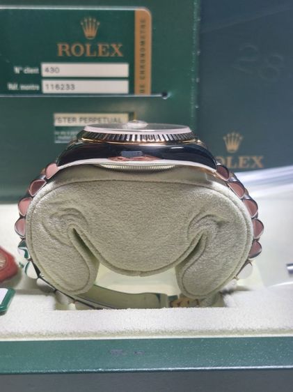 🍓Date just 116233 หน้าคอมพิวเตอร์ ซิลเวอร์ปี2009กล่องใบแท้Rolex รูปที่ 4