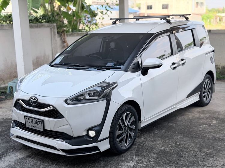 Toyota Sienta 2019 1.5 V เบนซิน ไม่ติดแก๊ส เกียร์อัตโนมัติ ขาว รูปที่ 2