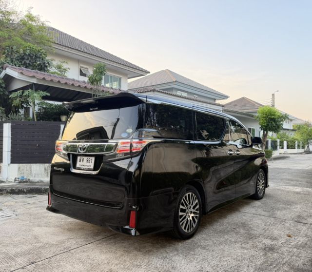 Toyota Vellfire 2016 2.5 Van เบนซิน เกียร์อัตโนมัติ ดำ รูปที่ 3