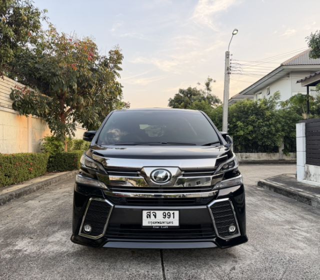 รถ Toyota Vellfire 2.5 สี ดำ