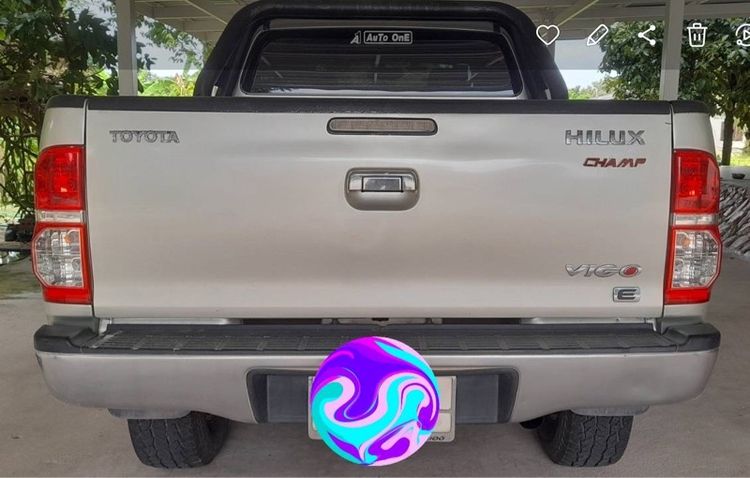 Toyota Hilux Vigo Champ 2011 Smart Cab 2.5 E VNT 4WD Pickup ดีเซล ไม่ติดแก๊ส เกียร์ธรรมดา บรอนซ์ทอง รูปที่ 3
