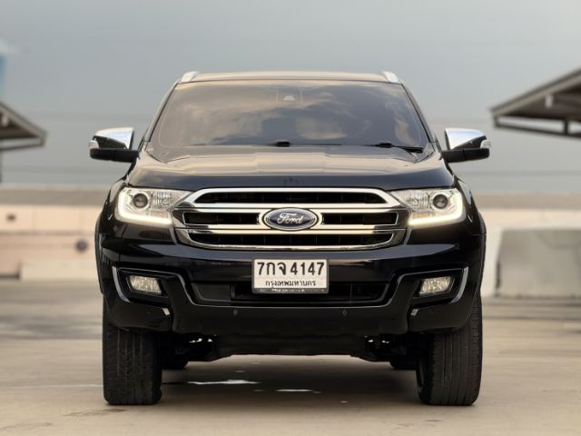 Ford Everest 2017 2.2 Titanium Plus Utility-car ดีเซล ไม่ติดแก๊ส เกียร์อัตโนมัติ ดำ รูปที่ 2