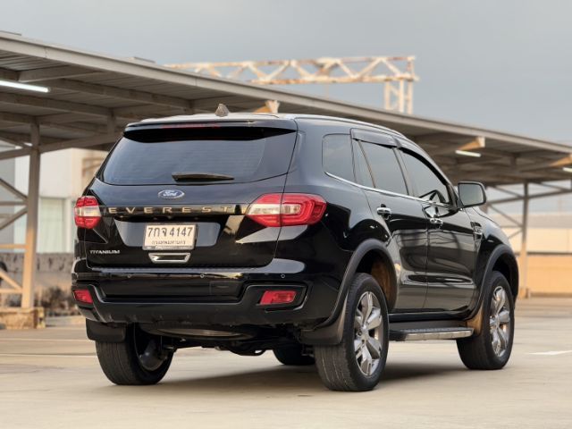 Ford Everest 2017 2.2 Titanium Plus Utility-car ดีเซล ไม่ติดแก๊ส เกียร์อัตโนมัติ ดำ รูปที่ 4