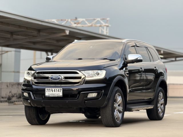 Ford Everest 2017 2.2 Titanium Plus Utility-car ดีเซล ไม่ติดแก๊ส เกียร์อัตโนมัติ ดำ รูปที่ 3
