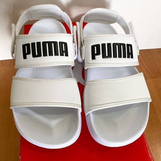 ขาว ผ้าใบ UK 4 | EU 36 2/3 | US 4.5 ขายรองเท้าแตะ puma ของแท้