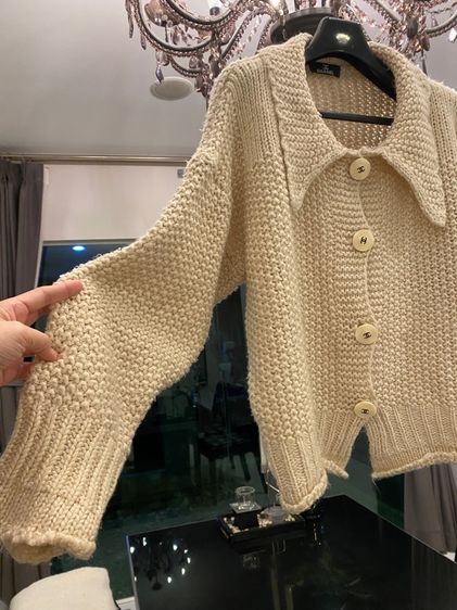 ชาแนล (ติดจองค่ะ)เสื้อไหมพรมถัก สภาพใหม่เอี่ยม รูปที่ 5