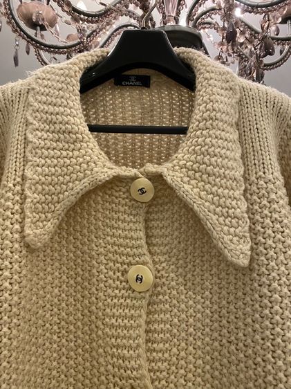 ชาแนล (ติดจองค่ะ)เสื้อไหมพรมถัก สภาพใหม่เอี่ยม รูปที่ 4