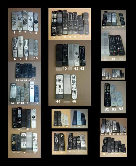 Remote (LG 1-333)รีโมท แอลจี เครื่องเสียง DVD VCD CD TAPE VDO LASER DISC BLU RAY TV