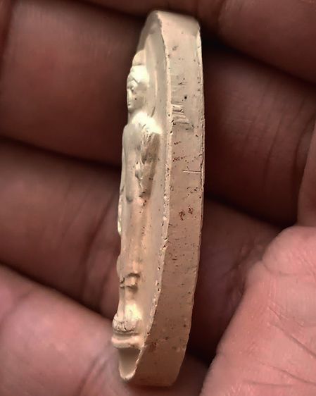 พระ 25 พุทธศตวรรษ เนื้อดินแร่ พิมพ์ร่มโพธิ์ร่มไทร พิมพ์นิยม หายากมาก รูปที่ 6