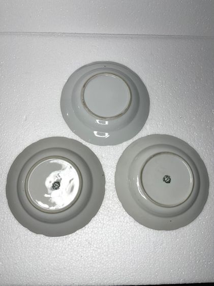 จาน ลายดอกแดง โบราณเก่าสะสม รูปที่ 10