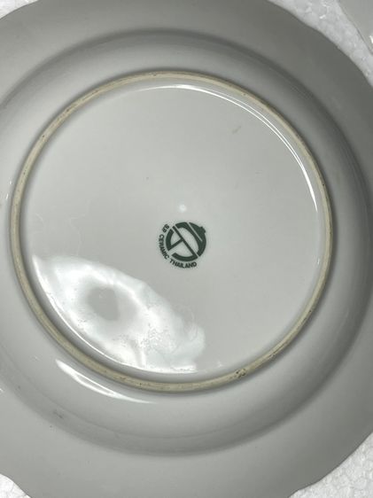 จาน ลายดอกแดง โบราณเก่าสะสม รูปที่ 11