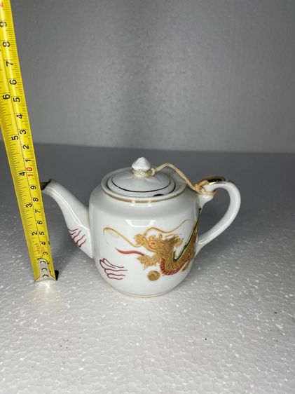 กาน้ำชา ลายมังกร เก่าสะสม รูปที่ 13