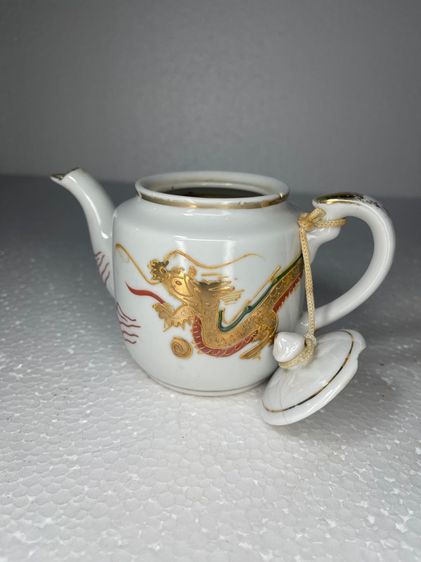 กาน้ำชา ลายมังกร เก่าสะสม รูปที่ 15