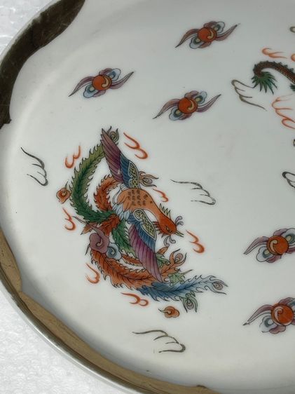 กาน้ำชา ลายมังกร เก่าสะสม รูปที่ 9