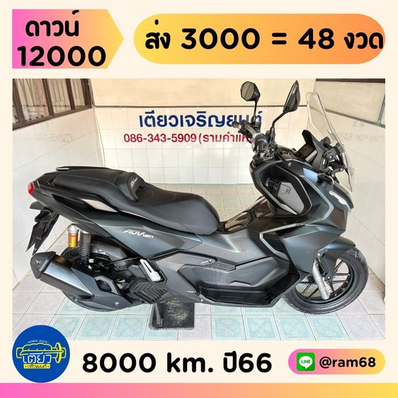 Honda ADV160 วิ่ง 8,000 โล ปี66
