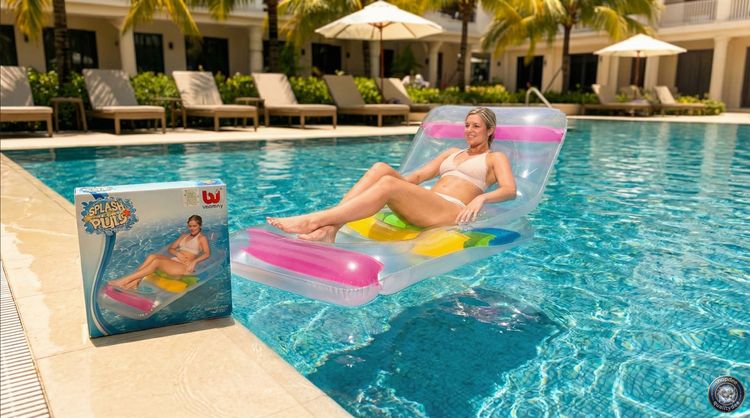 🛒 โปรส่งท้ายลด 2คูณ2 🚚 พร้อมส่งฟรี®️ Product 🏊‍♀️🛌 Bestway ที่นอนนั่งในสระเป่าลม 🎗️ ของใหม่เก่าเก็บ