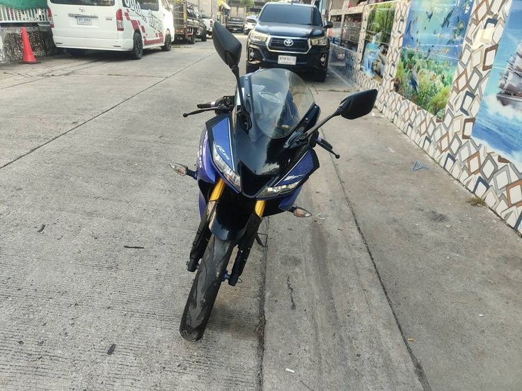 🛵ยังไงก็ขาย R15 ปี 61 เครื่องดี สีสวย สตาร์ทมือ เล่มชุดโอนครบ+เปลี่ยนถ่ายน้ำมันเครื่องฟรี ส่งฟรี30 ก.ม รูปที่ 4