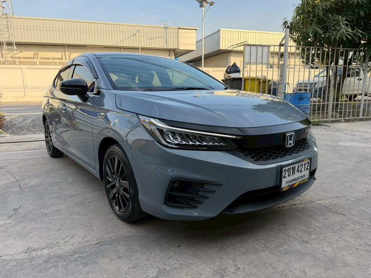 Honda City 2021 1.5 e:HEV RS Sedan ไฮบริด ไม่ติดแก๊ส เกียร์ธรรมดา เทา รูปที่ 3