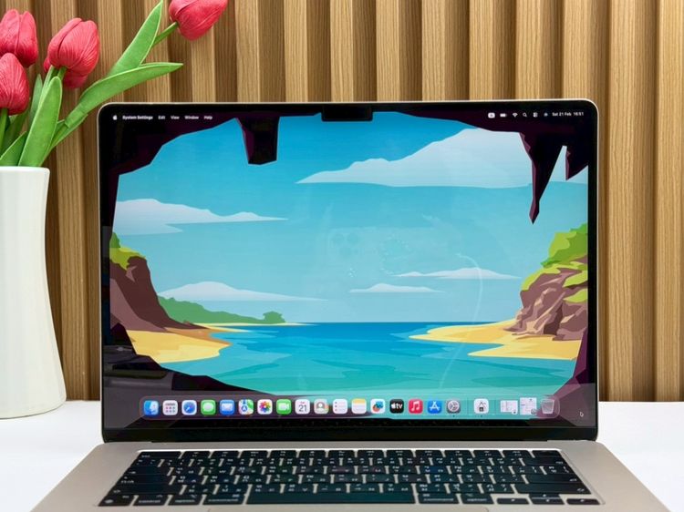 MacBook Air 15-inch M3 2024 Ram16GB SSD512GB Starlight apple care+ 5 April 2027 รูปที่ 4