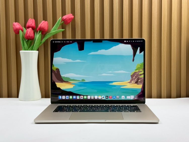 แมค โอเอส 16 กิกะไบต์ อื่นๆ ใช่ MacBook Air 15-inch M3 2024 Ram16GB SSD512GB Starlight apple care+ 5 April 2027