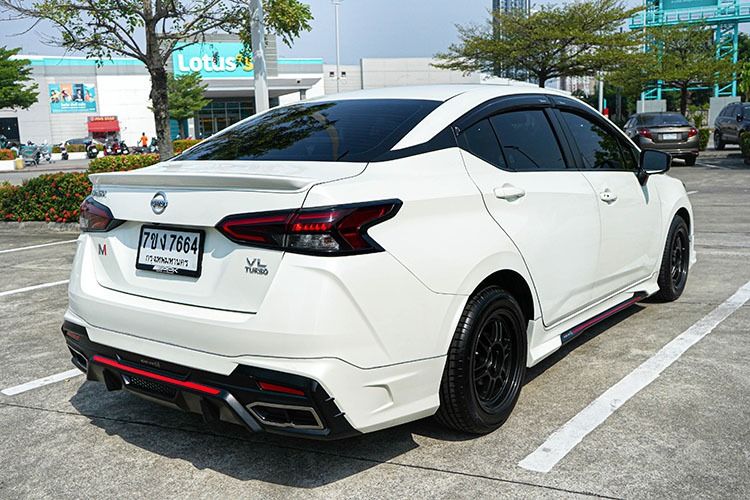Nissan Almera 2022 1.0 VL Sedan เบนซิน ไม่ติดแก๊ส เกียร์อัตโนมัติ ขาว รูปที่ 4
