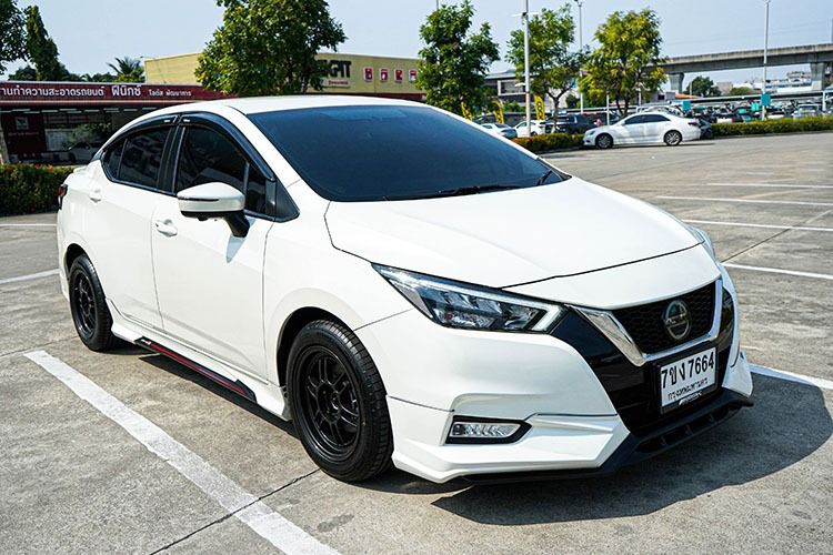 Nissan Almera 2022 1.0 VL Sedan เบนซิน ไม่ติดแก๊ส เกียร์อัตโนมัติ ขาว รูปที่ 3