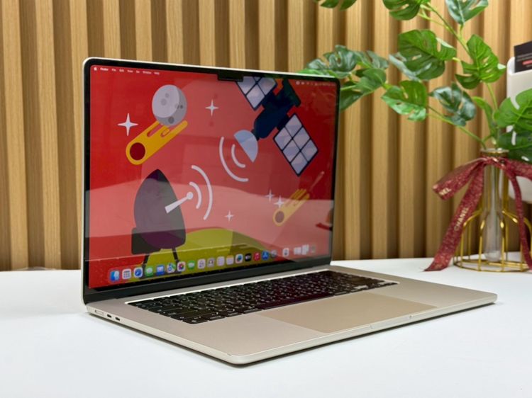 MacBook Air 15-inch M3 2024 Ram16GB SSD512GB Starlight apple care+ 5 April 2027 รูปที่ 3