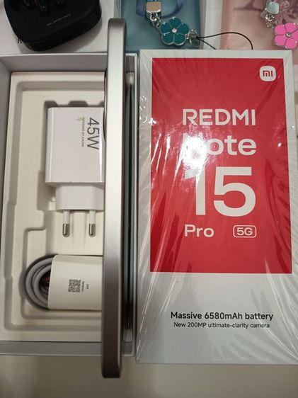 Redmi Note 15 Pro 5Gสีเงินครบกล่องประกันศูนย์2ปีของแถมครบ รูปที่ 9