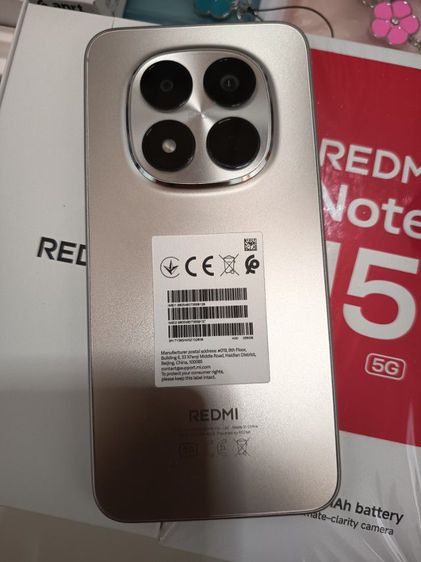 Redmi Note 15 Pro 5Gสีเงินครบกล่องประกันศูนย์2ปีของแถมครบ รูปที่ 3