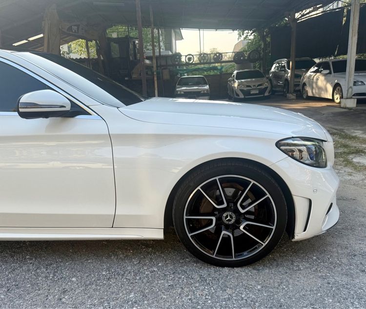 Mercedes-Benz C-Class 2020 Sedan ดีเซล ไม่ติดแก๊ส เกียร์อัตโนมัติ ขาว รูปที่ 3