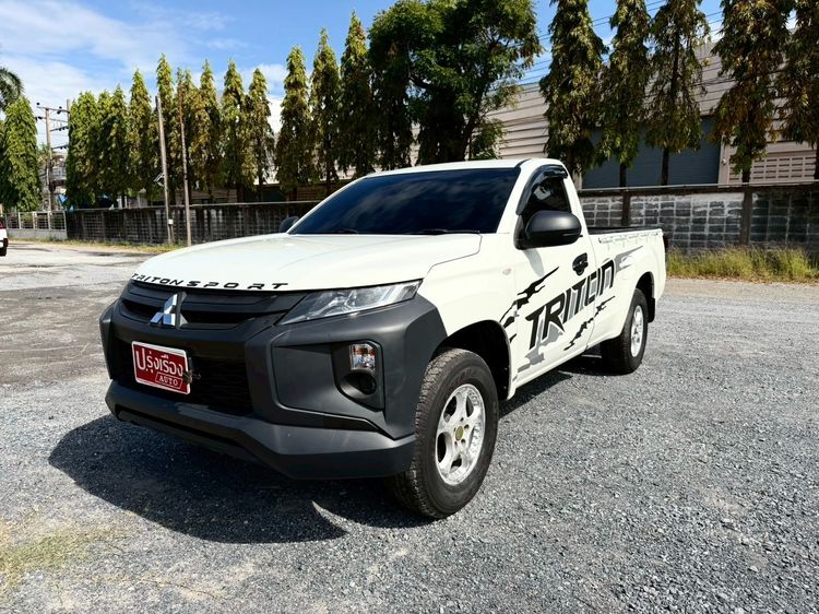 รถ Mitsubishi Triton All New 2.5 GL Single Cab สี ขาว
