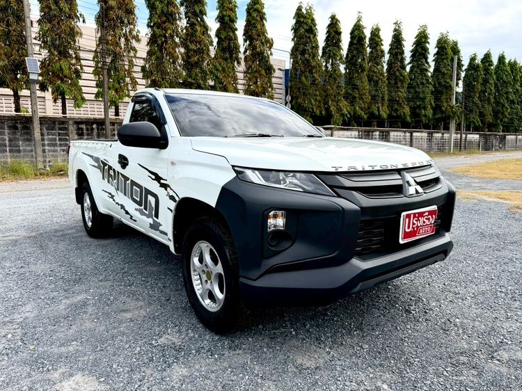 Mitsubishi Triton 2023 All New 2.5 GL Single Cab Pickup ดีเซล ไม่ติดแก๊ส เกียร์ธรรมดา ขาว รูปที่ 3