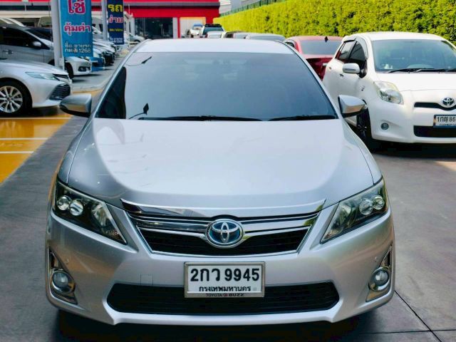 Toyota Camry 2013 2.5 HV Sedan ไฮบริด ไม่ติดแก๊ส เกียร์อัตโนมัติ บรอนซ์เงิน รูปที่ 2