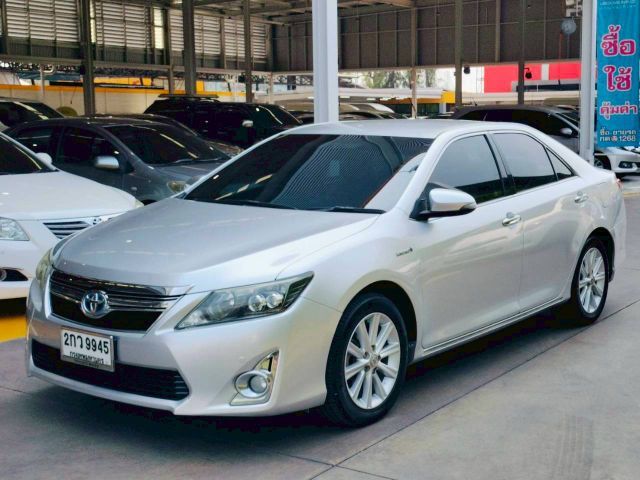 Toyota Camry 2013 2.5 HV Sedan ไฮบริด ไม่ติดแก๊ส เกียร์อัตโนมัติ บรอนซ์เงิน รูปที่ 3