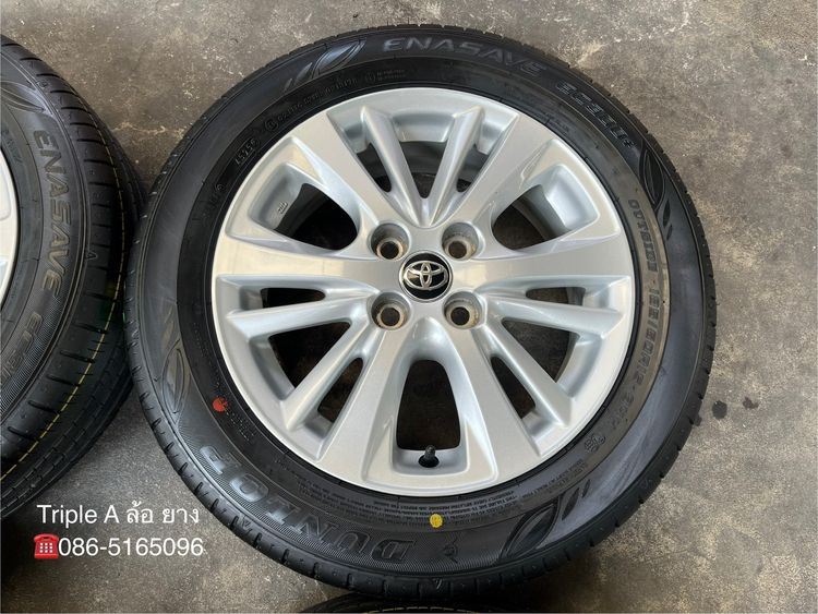 ✨ล้อแม็ก✨Toyota Yaris Ative ขอบ 15 พร้อมยางใหม่💯185-60-15 Dunlop💥ปลายปี 25💥 รูปที่ 5